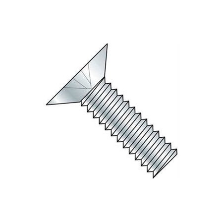 Titan Fasteners #10-32 x 3/8 in Phillips Flat Machine Screw, Zinc Plated Steel, 100 PK DWAS03012